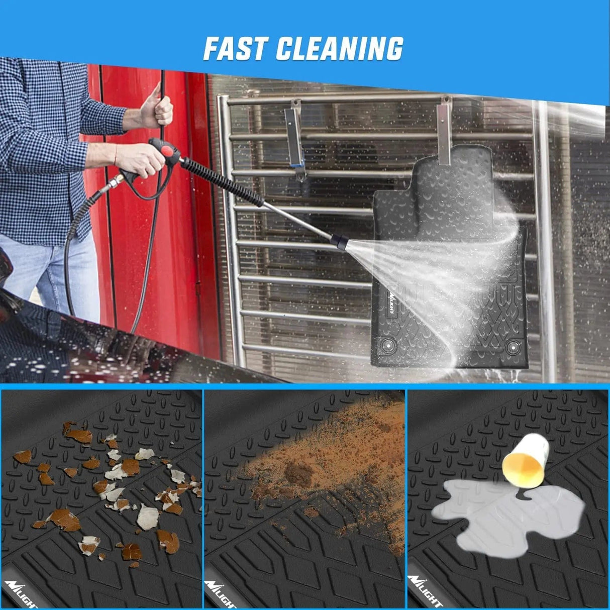 Floor Mat 2023 2024 2025 Kia Sportage Non-Hybrid TPE Floor Mats