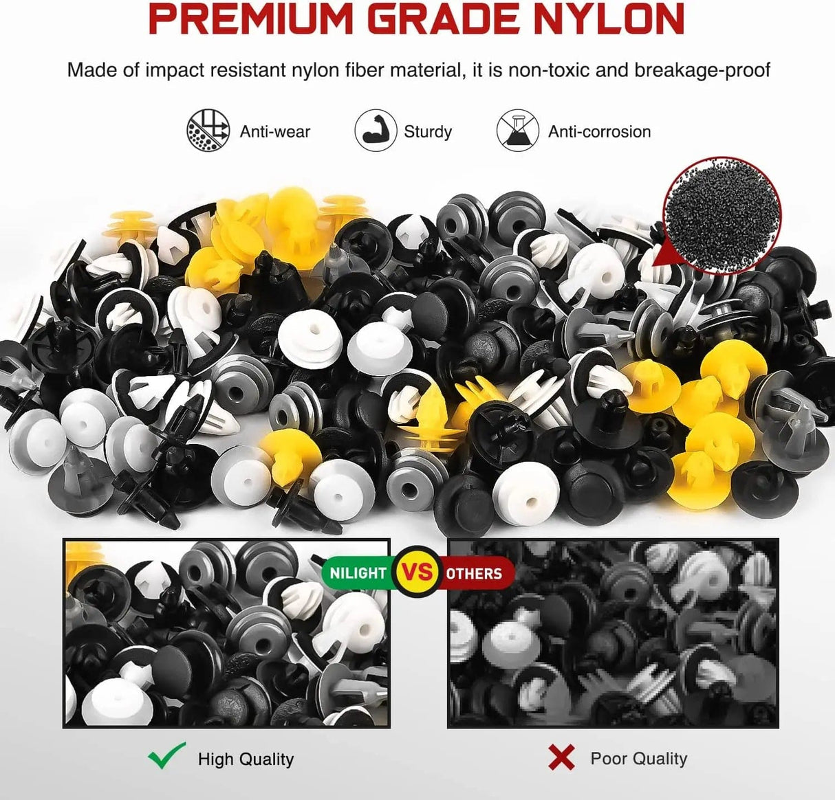 retainer clips 204 Pcs Bumper Retainer Clips Car Push Retainer Kit