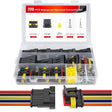 Wiring Harness Kit 220PCS 5 Pin Electrical Connector Plug Male Female Terminal Wire Connector