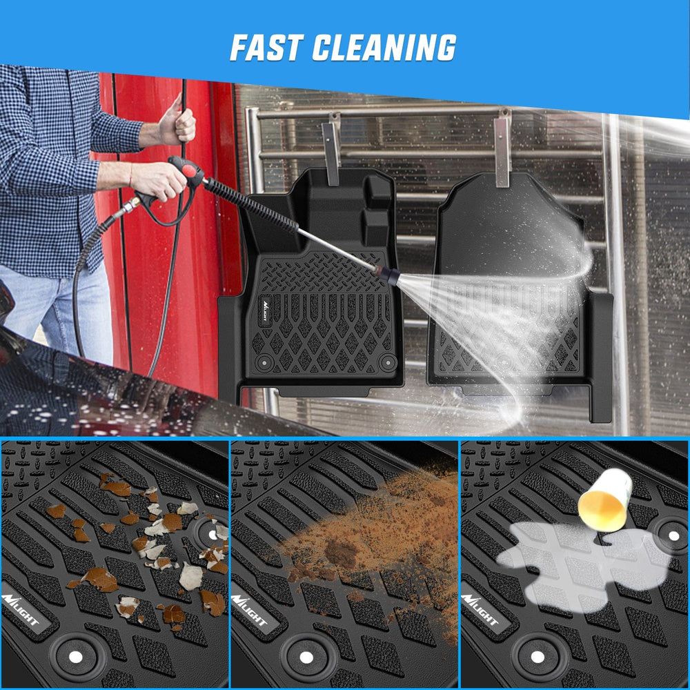 Floor Mat TPE Floor Mats for 2026 Honda Passport RTL TrailSport All Weather Custom Fit Heavy Duty Floor Liners