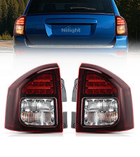 Taillight Assembly Compatible with 2014 2015 2016 2017 Jeep Compass Tail Light OE Style Rear Lamp Replacement Driver and Passenger Side w/Bulbs