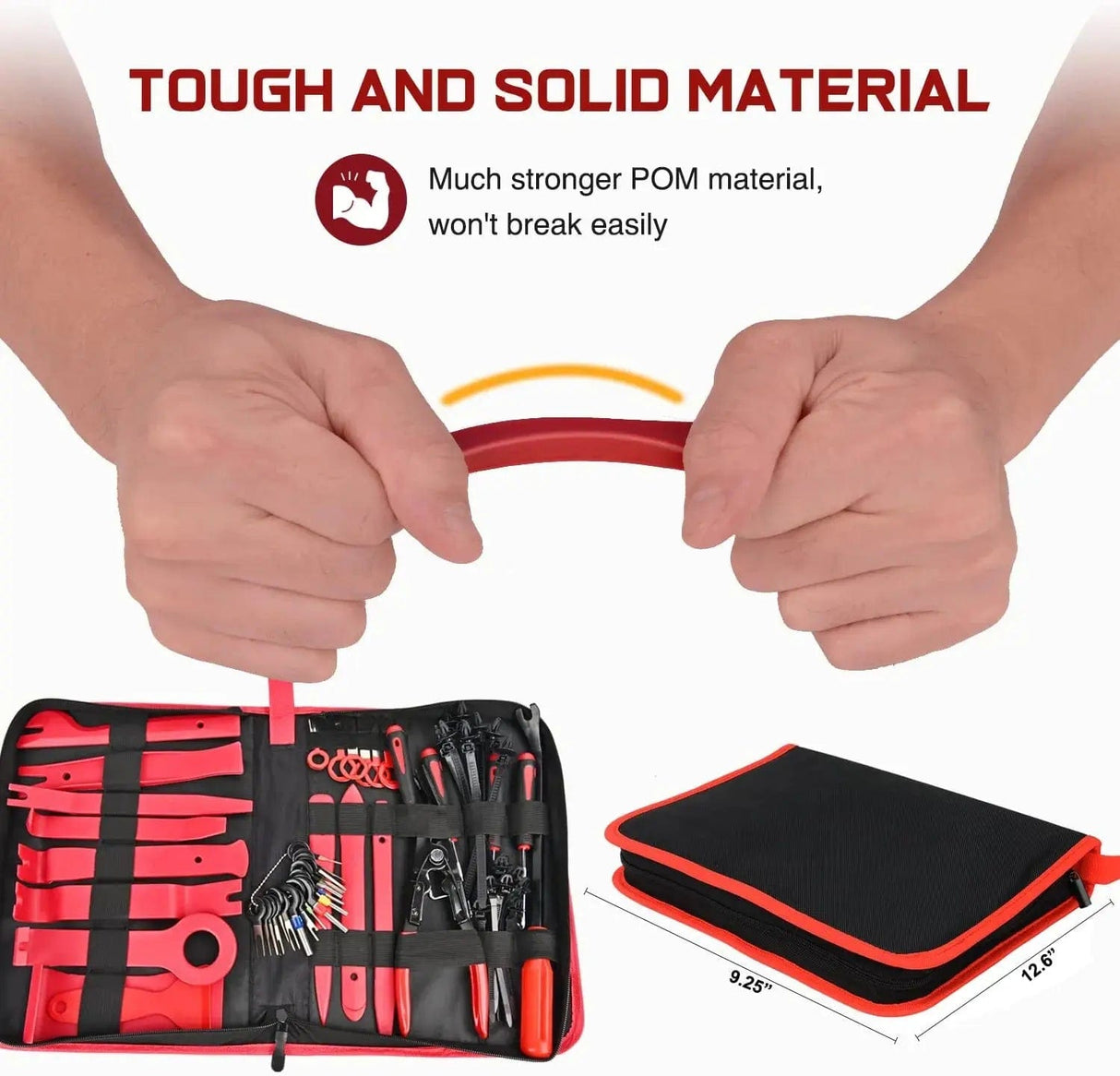 retainer clips 238 Pcs Trim Removal Tool Kit Red