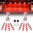 Led light Strip 24 LEDs Red Ultra-Bright Light Kit (8 Pcs)