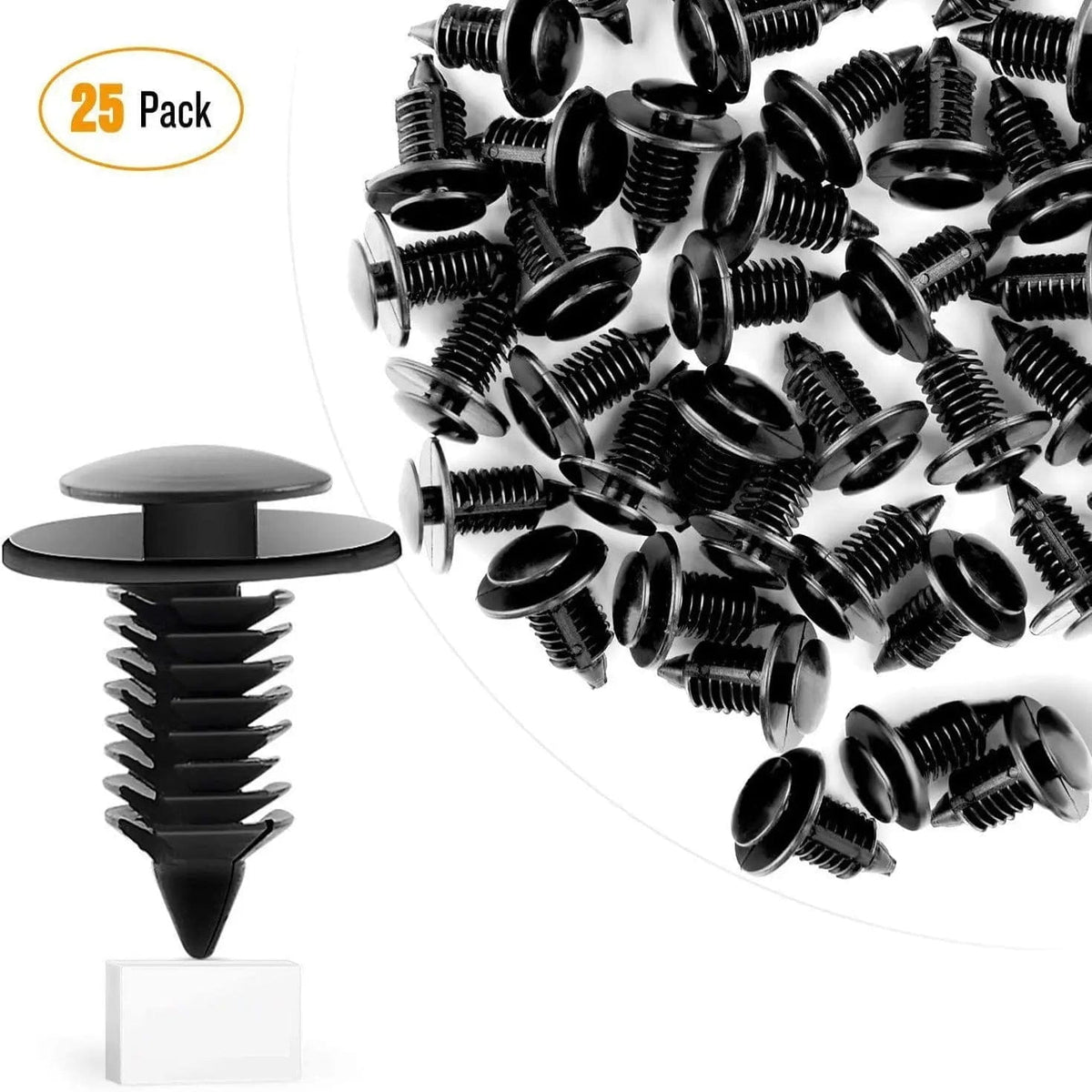 Nilight 100 clips de nailon tipo empuje para Toyota #52161-02020 y