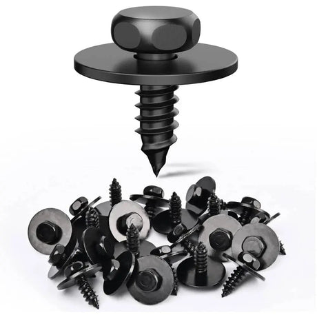 retainer clips 25 Pcs Head 7.8mm Hole 4.8mm Engine Shields Splash Guard Bumper Hex Head Sems Screws 07-14-7-129-160 For BMW 128i 135i 228i 228iX 230i 525i 525xi 528i 528xi