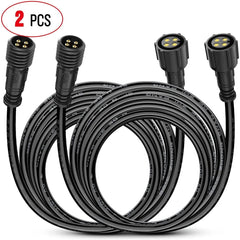 2PCS 10FT 4Pin RGB Rock Light Extension Wire Cable Cord for 4 and 8 Pods