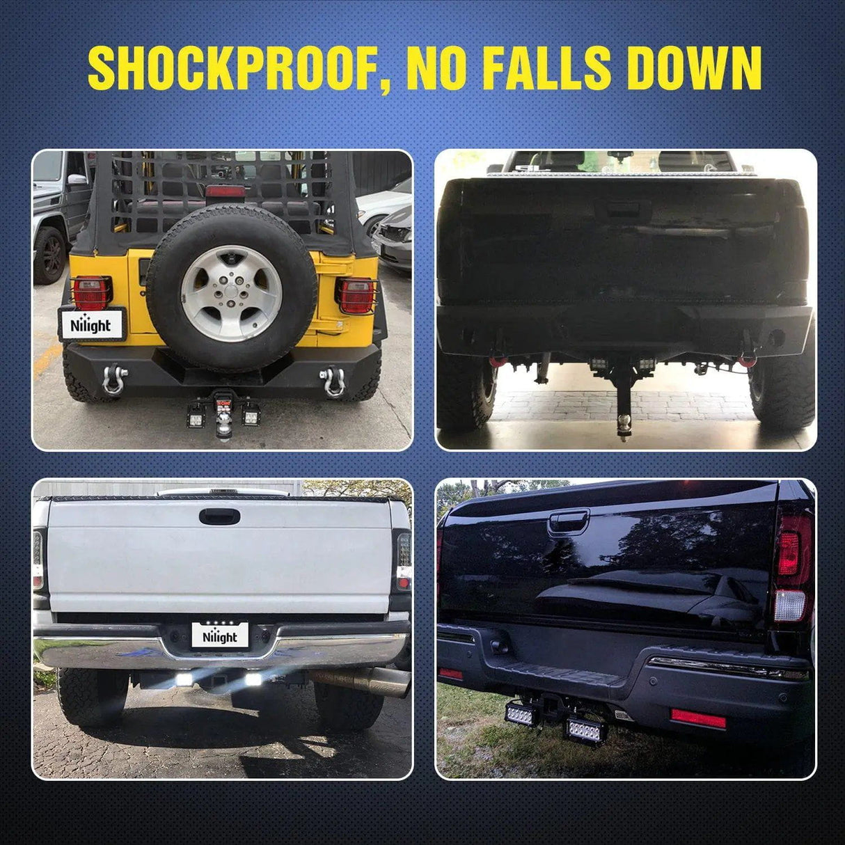 Motor Vehicle Lighting 2" Tow Hitch Mount Bracket