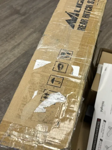 Hitch Step 2 Inch Receiver Universal Trailer Hitch Step Armor with Anti-Theft D-Ring Shackle Hitch Lock Stabilizer Anti-Slip Design Rear Bumper Guard for Pickups Trucks Vans SUVs ATVs (25% OFF Final Checkout)