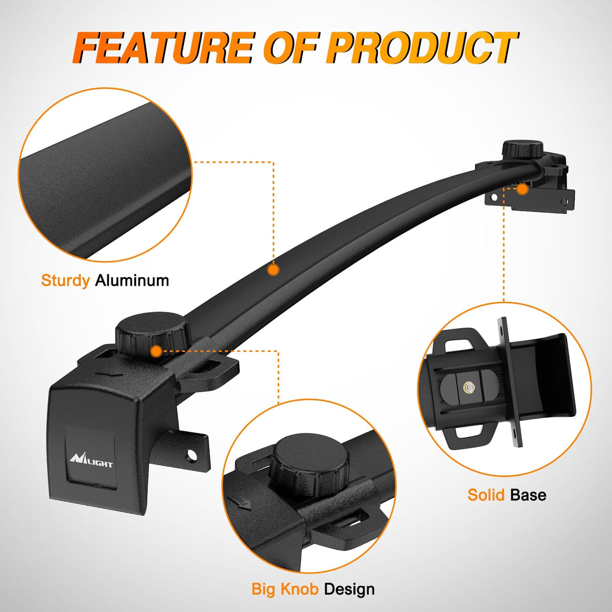 Roof Rack Aluminum Roof Rack Cross Bars Fit for Jeep Compass MP 2017 2018 2019 2020 2021