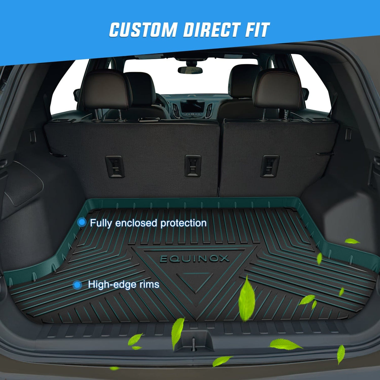 Cargo Mats 2018 2019 2020 2021 2022 2023 2024 Chevy Equinox GMC Terrain Cargo Mats