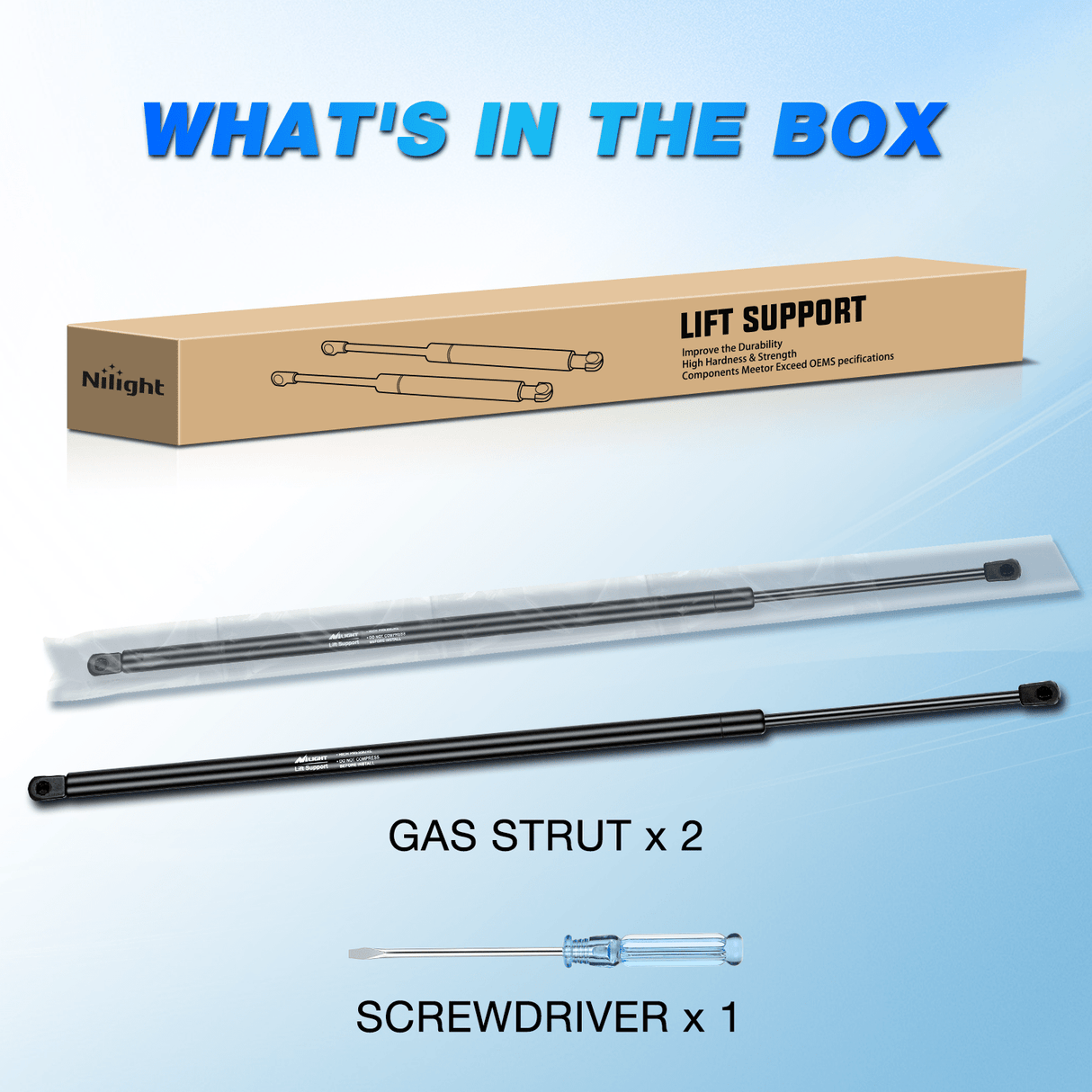 Lift Supports 2 PCS Lift Support Struts Replacement for Toyota Camry 2012 2013 2014 2015 2016 Front Hood Gas Springs Shock Rods