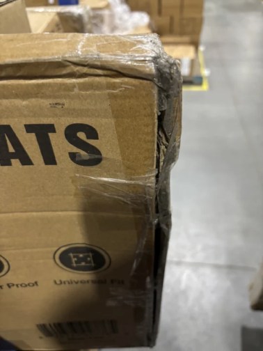 4Pcs Rubber Cargo Mats Universal Trim to fit Most Vehicles (25% OFF Final Checkout)