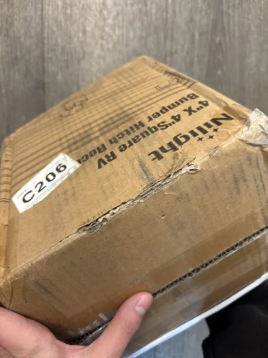 RV Bumper Hitch Receiver Fits 4in x 4in Square RV Rear Bumpers (25% OFF Final Checkout)