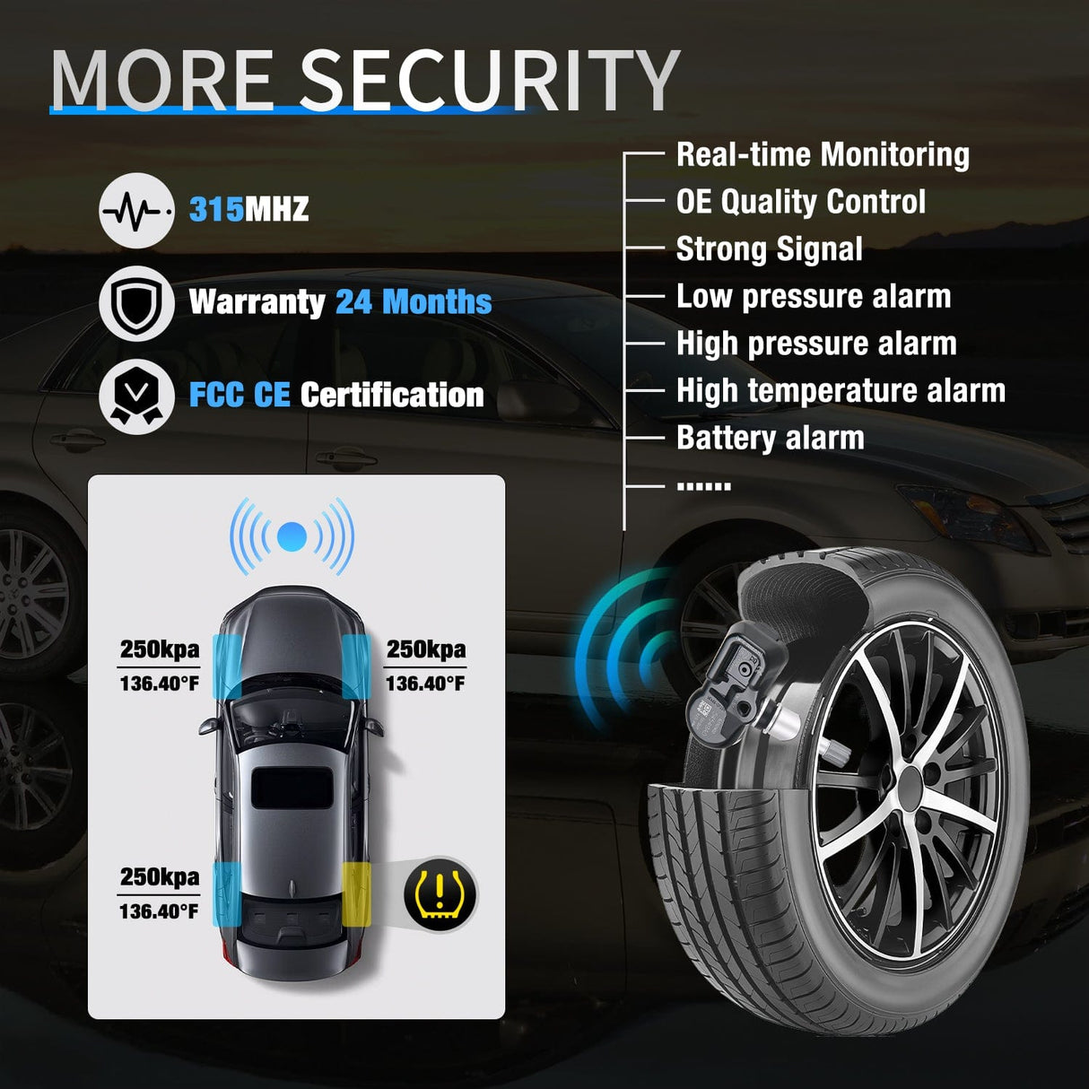 inflator 2003 2004 2005 2006 2007 2008 2009 2010 2011 2012 2013 2014 2015 2016 2017 Toyota 4Runner FJ Cruiser Prius Lexus CT ES Scion Tire Pressure Monitor Sensor