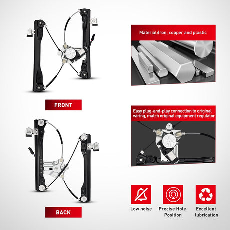 Window Regulator 751-740 Power Window Regulator with Motor for Front Passenger Side Compatible with Chevy Cruze 2012 2013 2014 2015 2016 Chevy Cruze Limited Front Right Side