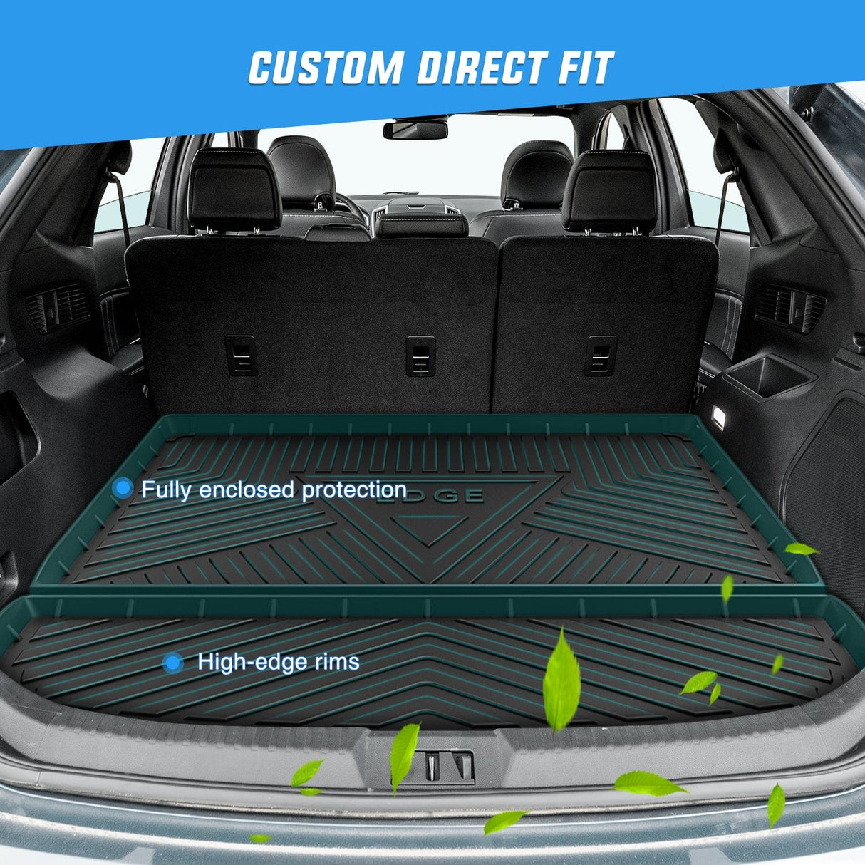 Cargo Mats 2015 2016 2017 2018 2019 2020 2021 2022 2023 2024 2025 Ford Edge Cargo Mats