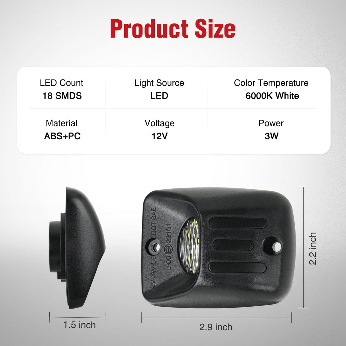 Tail Brake Turn Reverse Lights License Plate Lights Compatible with 1995 1996 1997 1998 1999 2000 2001 2002 2003 2004 Toyota Tacoma Red OLED Neon Tube 6000K White 2PCS Pack