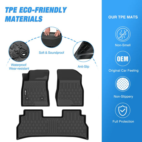 Floor Mat TPE Floor Mats for Chevy Trax Buick Envista 2024 2025