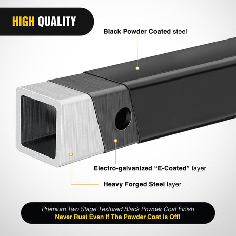 Trailer Hitch Trailer Hitch Receiver Adapter 2 to 1-1/4 Inch Hitch