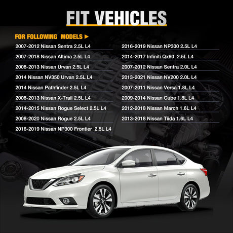 ignition coil pack 4Pcs Ignition Coil Pack Automotive Replacement Ignition Coils Fit for Nissan 2004 2005 2006 2007 2008 2009 2010 2011 2012 2013 2014 2015 2016 2017 2018 07 09 Sentra Altima Rogue Select Urvan Pathfinder NV200 NV350 Cube Versa 2014 2015 Infiniti