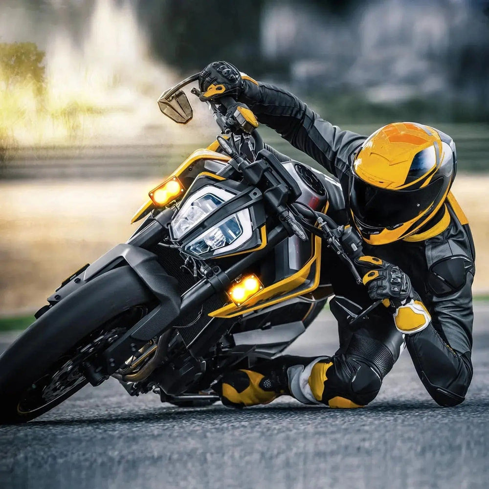 LED Work Light 3 Inch 10W 2360LM Amber Spot Built-in EMC LED Work Lights (Pair)