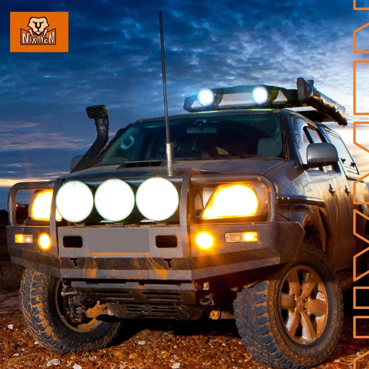 LED Work Light 3 Inch 12W 1500LM Round Flood Built-in EMC LED Work Lights (Pair) | 16AWG DT Wire