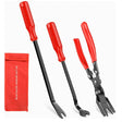retainer clips 3 Pcs Auto Trim Removal Tool Red