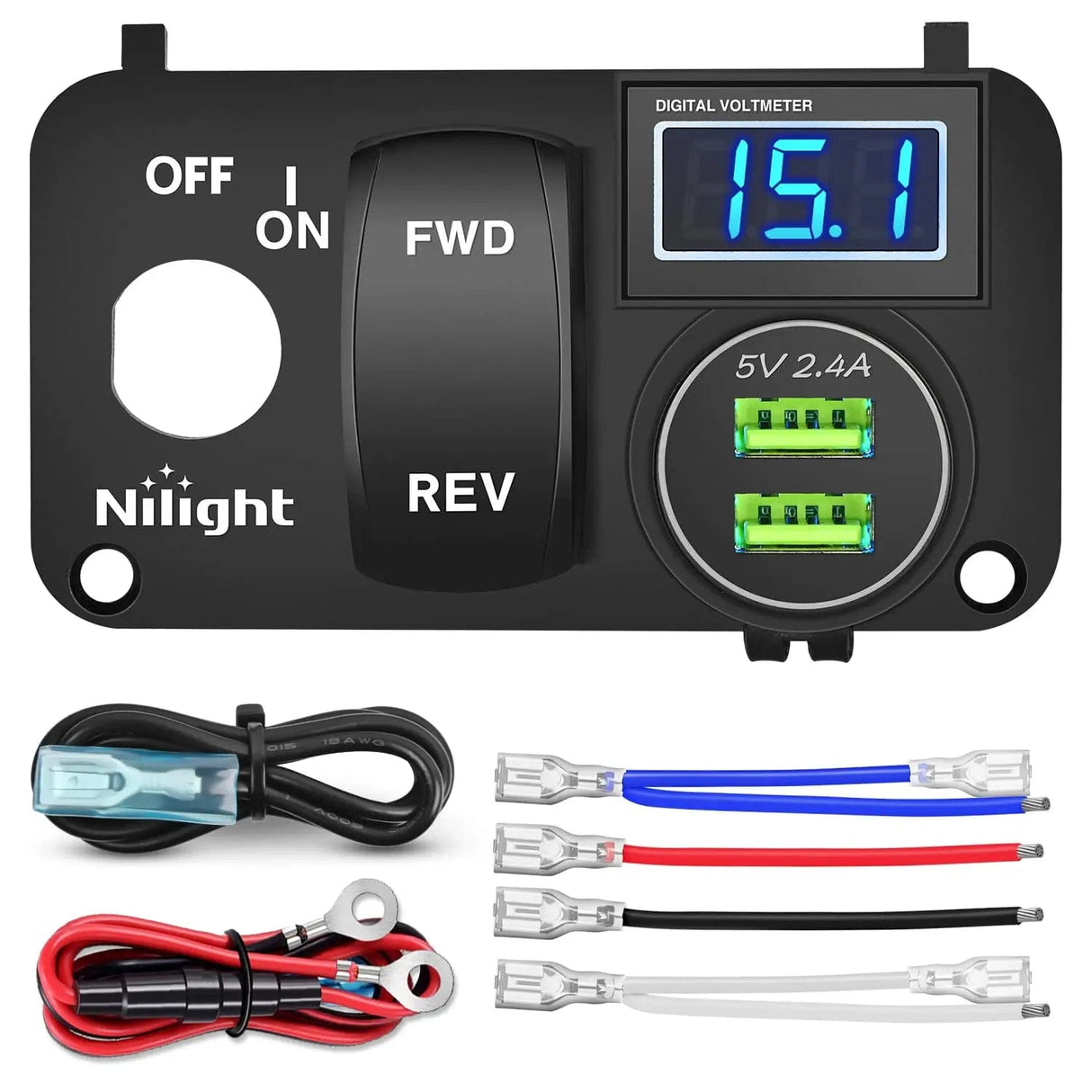 Accessories 3 in 1 Multifunctional Integrated Switch Console Panel