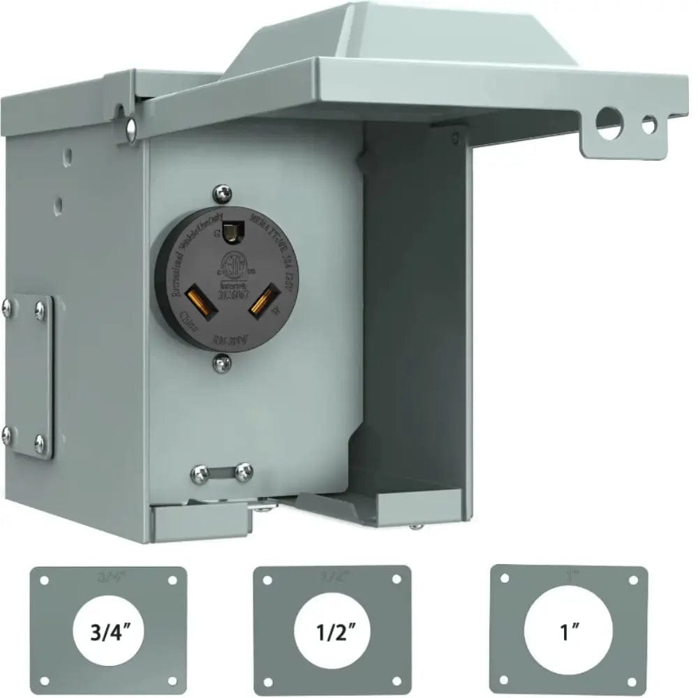 RV Parts 30AMP RV Power Outlet Box