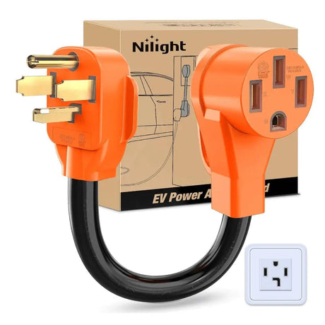 RV Parts 30AMP to 50AMP 4Prong EV Charger Adapter Cord