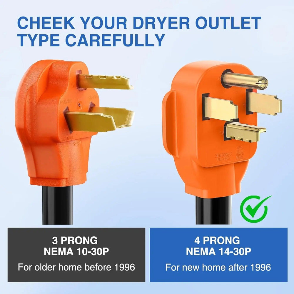RV Parts 30AMP to 50AMP 4Prong EV Charger Adapter Cord