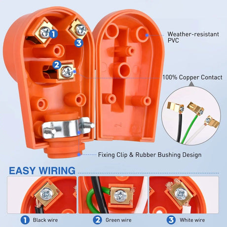 RV Parts 30Amp RV Replacement Female Plug