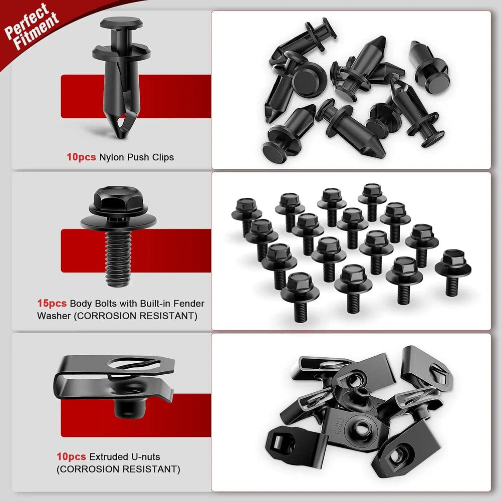 retainer clips 35 Pcs Car Push Retainer Clips Kits For Infiniti G35 G37 FX35 FX45 EX35 Nissan 370Z 350Z