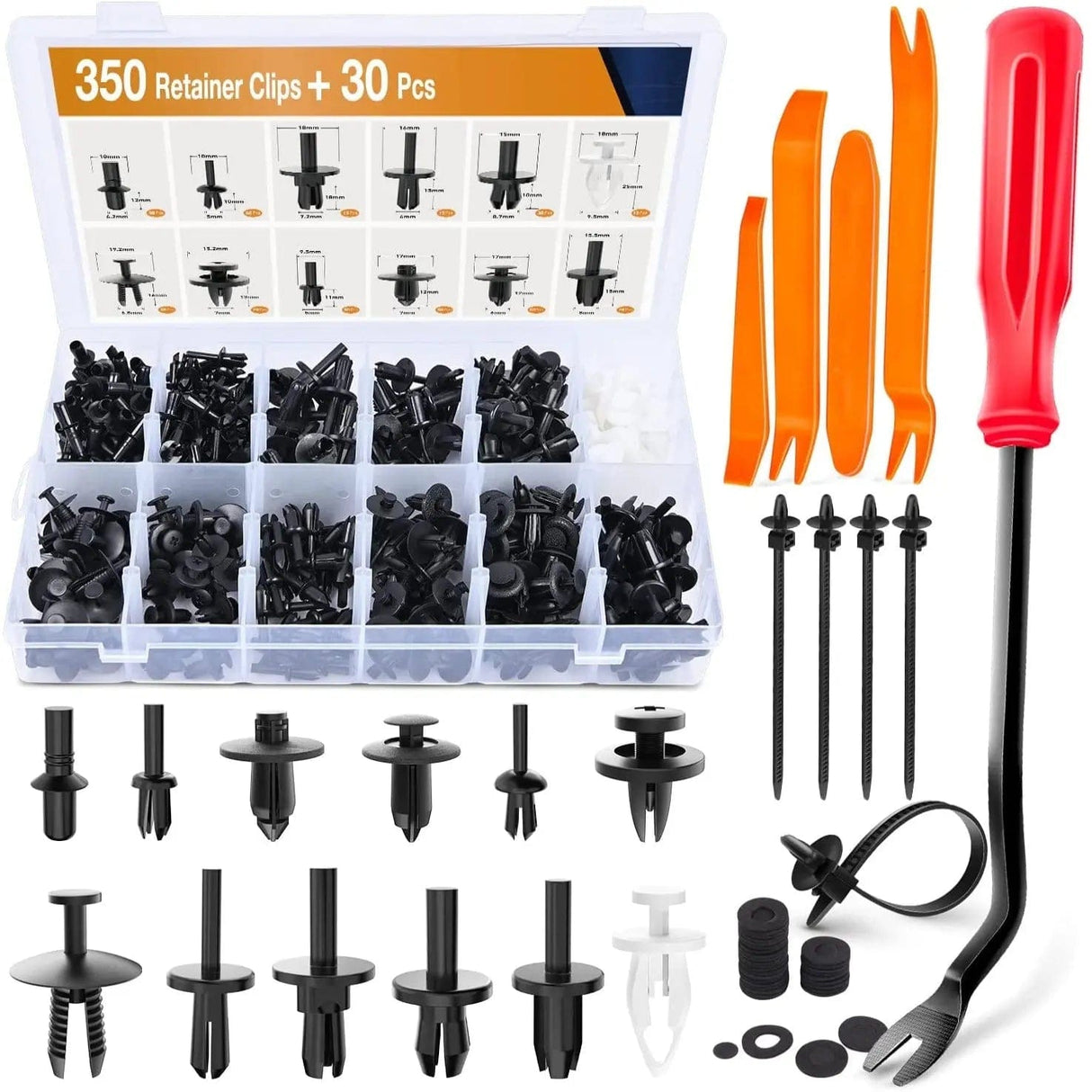 retainer clips 380 Pcs Car Push Retainer Clips Kits