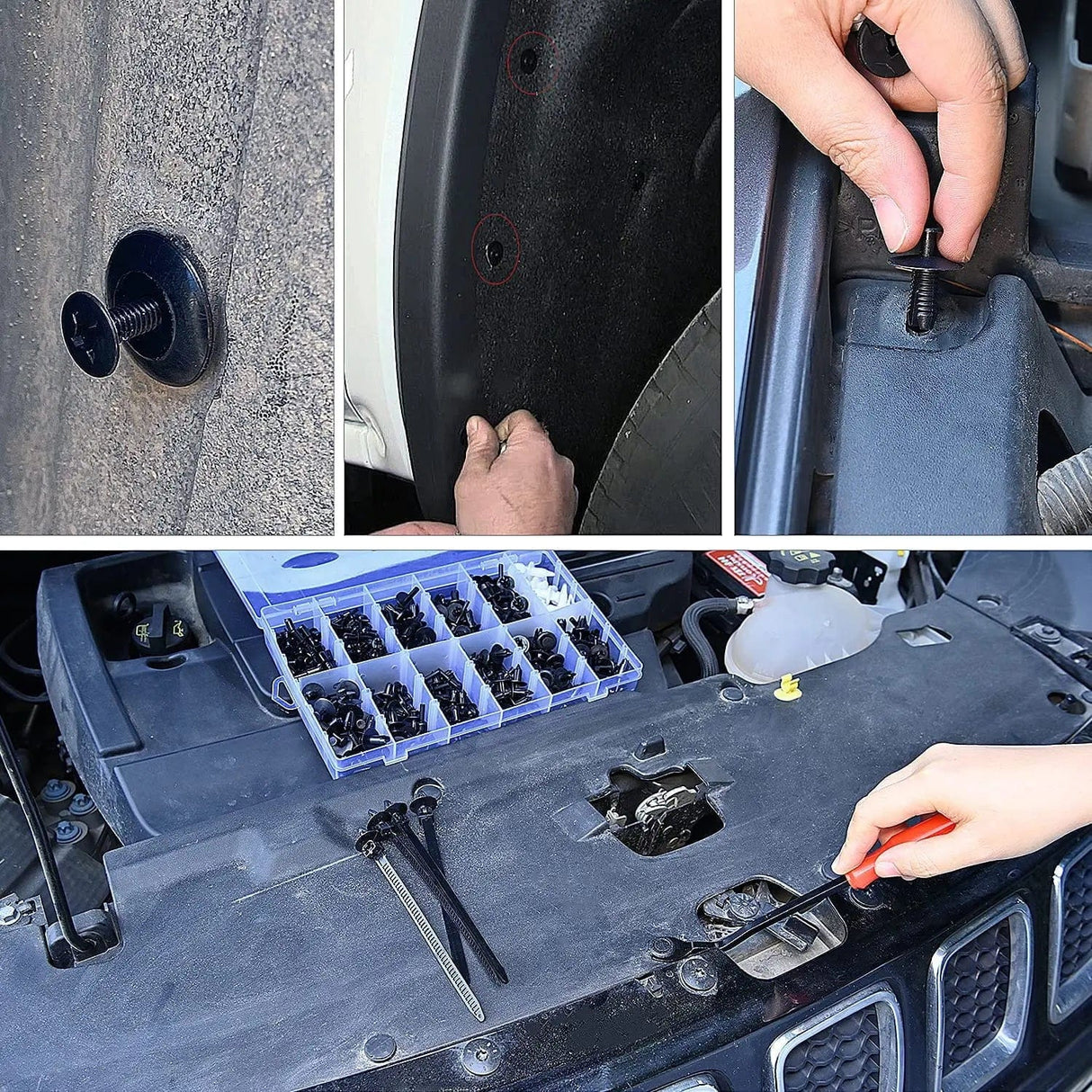 retainer clips 380 Pcs Car Push Retainer Clips Kits