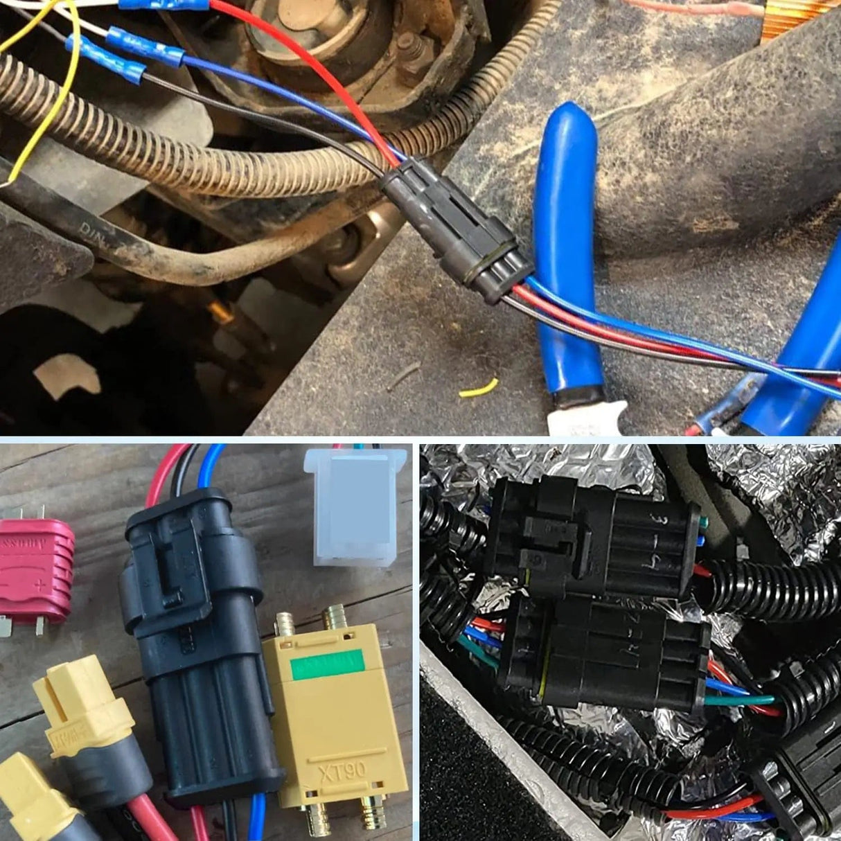 Vehicle Parts & Accessories 3Pin Electrical Wire Connectors Male and Female Plug