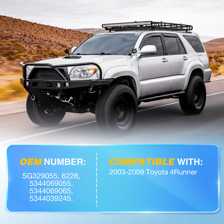 Lift Supports 2 PCS Lift Support Struts Replacement for Toyota 4Runner 2003 2004 2005 2006 2007 2008 2009 Front Hood Gas Springs Shock Rods