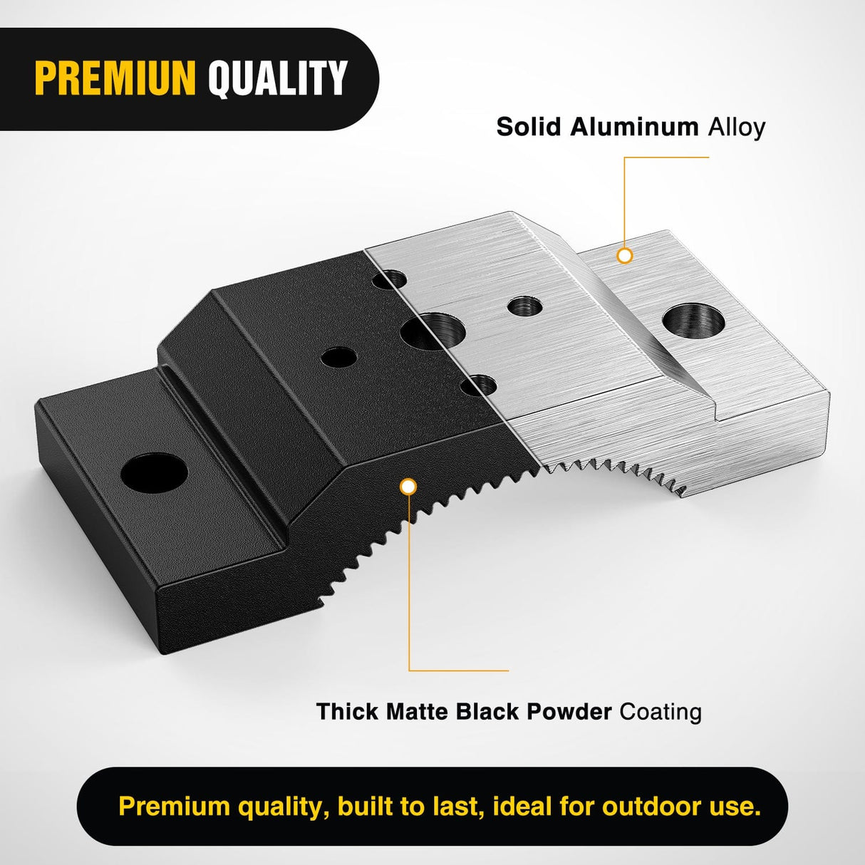 Mounting Accessories 2Pcs Motorcycle Tube Clamp Mounting Brackets 0.7 to 2Inch Round Tube