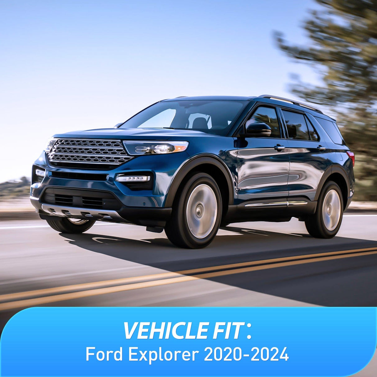 Rain Guards 4pcs Rain Guards Ford For Explorer 2020 2021 2022 2023 2024