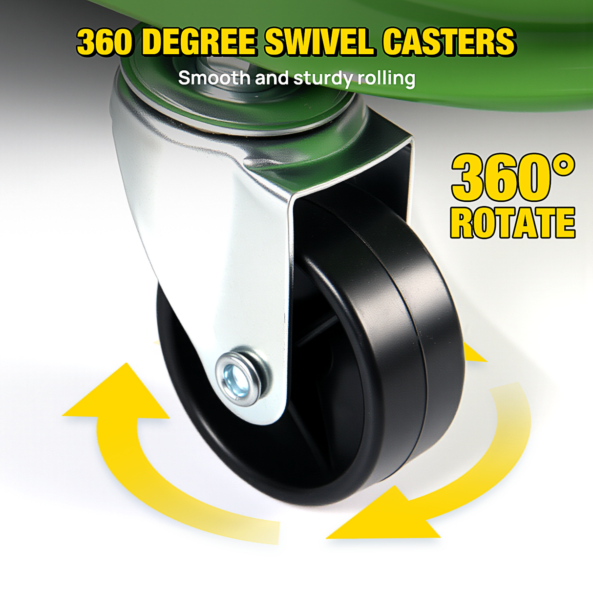 Nilight 36Inch Z Creeper - 2-in-1 Rolling Folding Car Seat, 36 inches Adjustable Roller Garage Chair Lay Down or Sit, 330LBS Capacity, Green Black