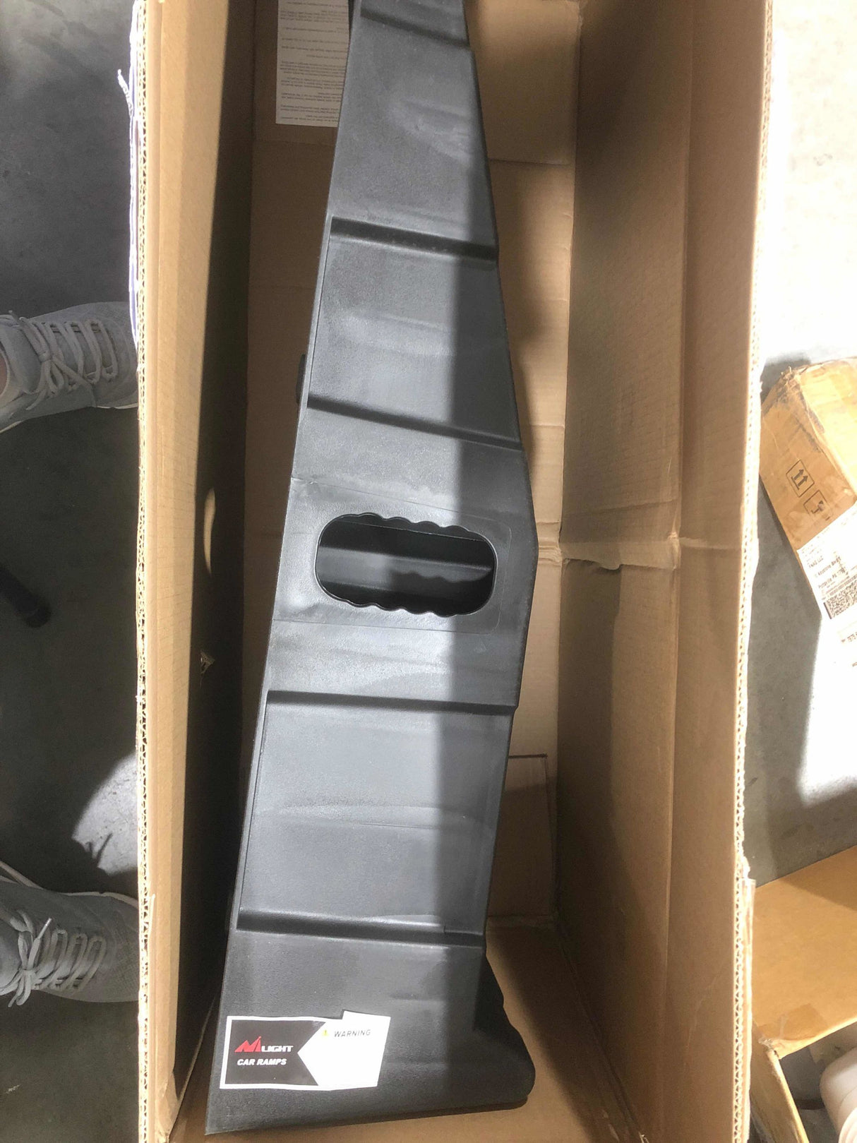 Curb Ramp 1 PCS 6.7Inch Lift Heavy Duty Truck Ramps 16000lb Capacity Portable Service Ramps (25% OFF Final Checkout)