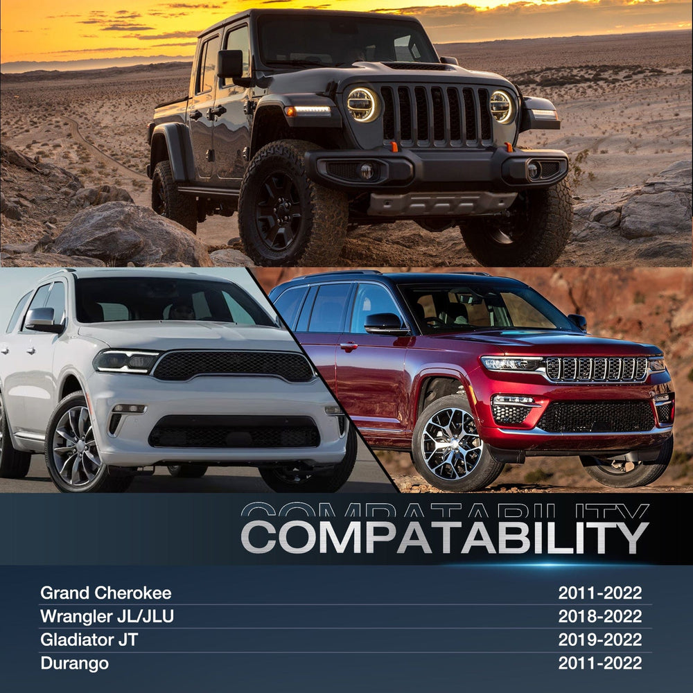 Wheel Spacers 1.5inch (38mm) Wheel Spacers 4Pcs For 2011 2012 2013 2014 2015 2016 2017 2018 2019 2020 2021 2022 Jeep Grand Cherokee 2018 2019 2020 2021 2022 Wrangler JL/JLU 2019-2022 Gladiator JT 2011-2022 Durango | 5x127 | 71.5 Hub Bore | 14x1.5 Studs