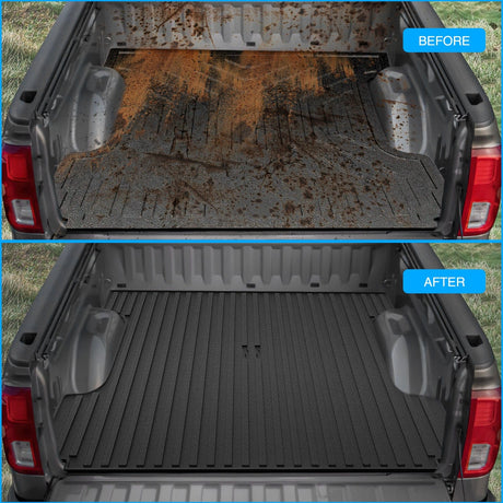 Truck Bed Mat 5.5ft Rubber Short Bed For Dodge Ram 2009 2010 2011 2012 2013 2014 2015 2016 2017 2018 1500/2500 3500