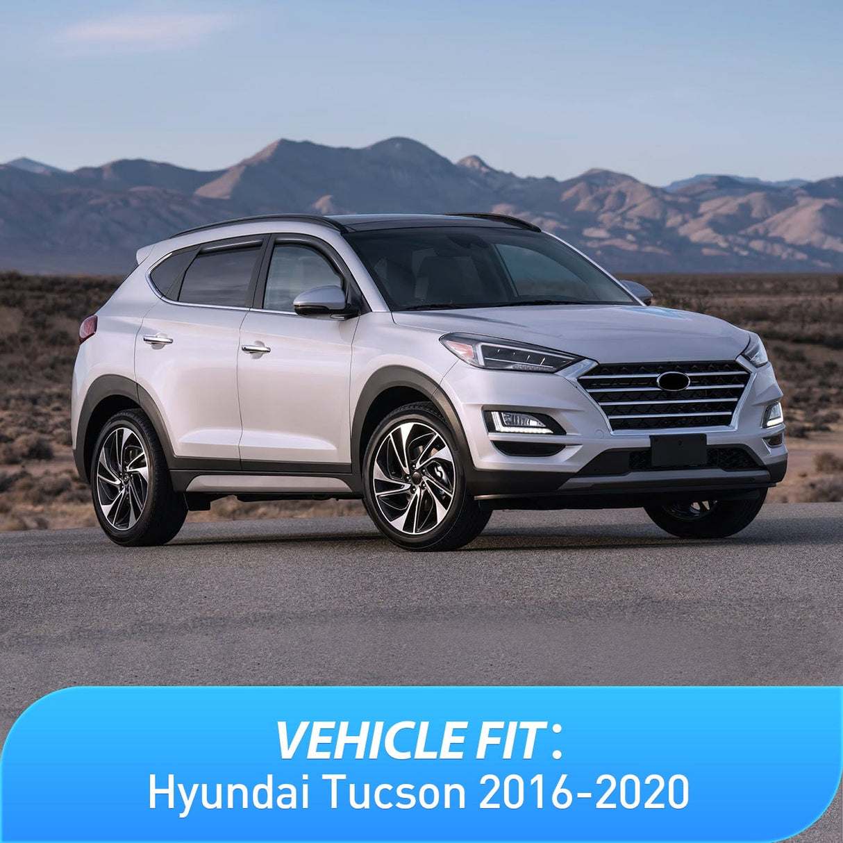 Rain Guards Rain Guards for Hyundai Tucson 2016 2017 2018 2019 2020 Window Deflectors, Vent Window Visors-4 Pieces