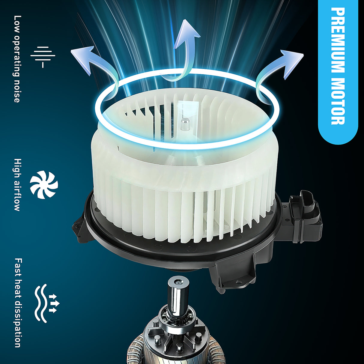 HVAC Blower Motor with Fan,Honda Odyssey 2005-2010 Blower Motor,Acura RL 2005-2012 Blower Motor with Fan,Honda Odyssey HVAC Blower Motor,Acura RL Heater Blower Motor,Replaces 79310-SHJ-A01,Replaces 79310-SJC-A02,Replaces 700192,Replaces 75735,Replaces PM9304,Honda Odyssey 2005-2010 HVAC Part,Acura RL 2005-2012 HVAC Component,Automotive Blower Motor with Fan,Aftermarket Honda Blower Motor,OE Fit Acura Blower Motor