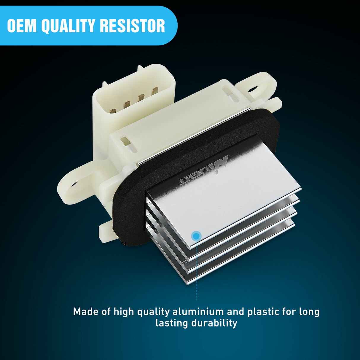 Nilight HVAC Blower Motor Resistor Fit for Ford F150 2009-2014, Ford Expedition, Lincoln Navigator Auto Temp Control 2009 2010 2011 2012 2013 2014 2015 2016 2017, Replaces BL3Z-19E624-A YH-1829