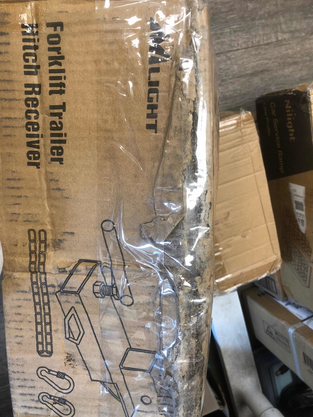 Tow Hooks & Truck Tie Downs & Anchors Forklift Trailer Hitch Attachment Fits 2 Inch Receiver Red