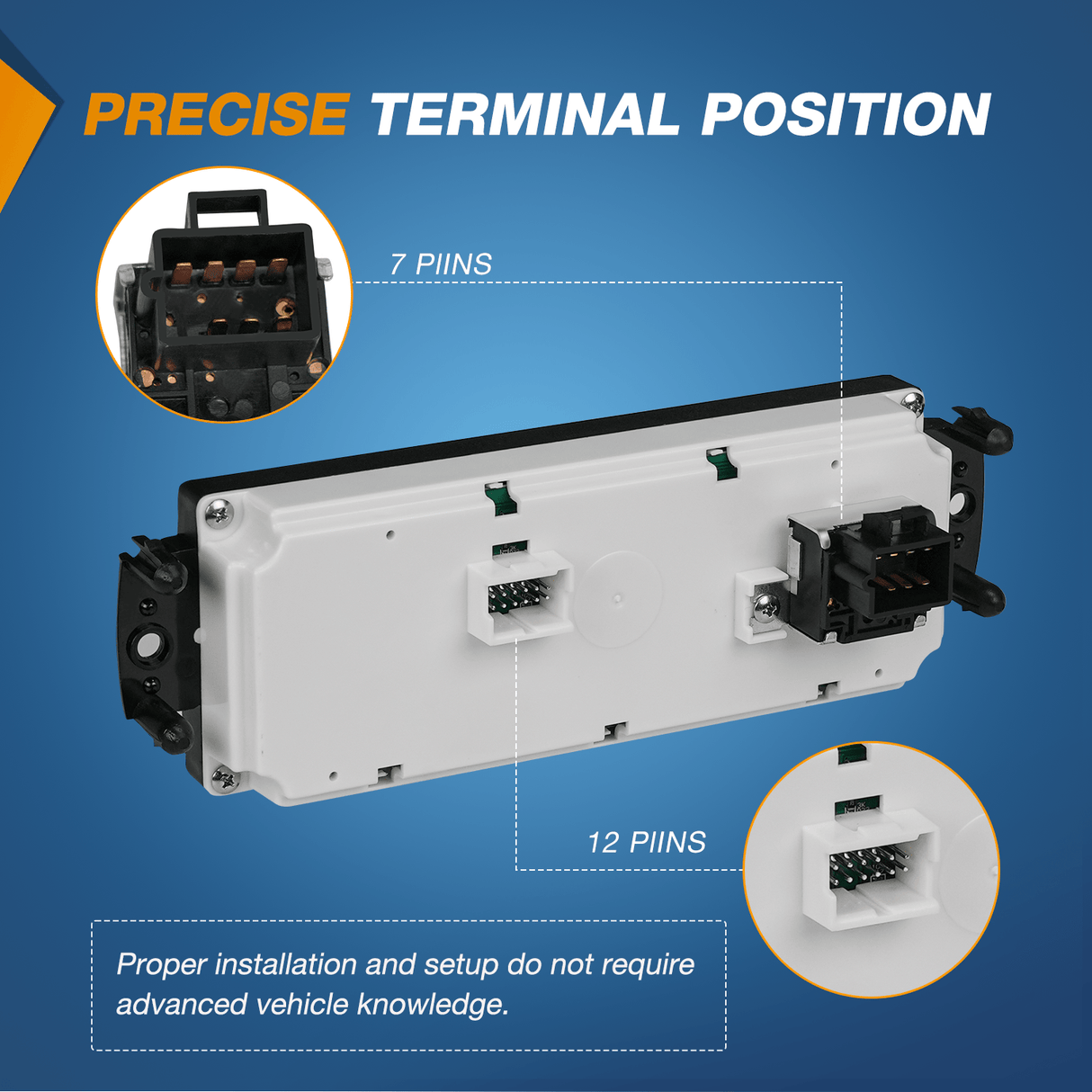 Climate Control Module A/C Heater Climate Control Module Switch Panel Compatible with 1999 2000 2001 2002 Silverado Sierra 2000-2002 Suburban/Tahoe/Yukon XL Truck Replacement Air Conditioning Control Module