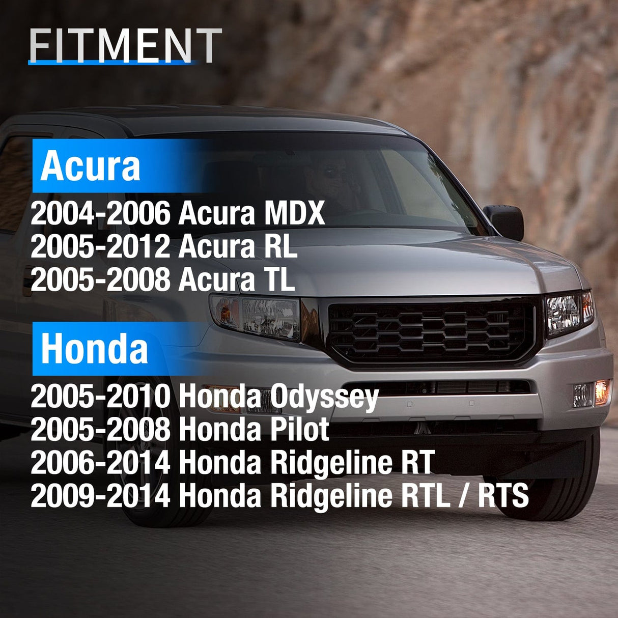 inflator 2005 2006 2007 2008 Honda Acura MDX TL RL Odyssey 2006 2007 2008 2009 2010 2011 2012 2013 2014 Honda Ridgeline RT 2005-2008 Pilot 315Mhz Preprogrammed Tire Pressure Monitoring Sensor
