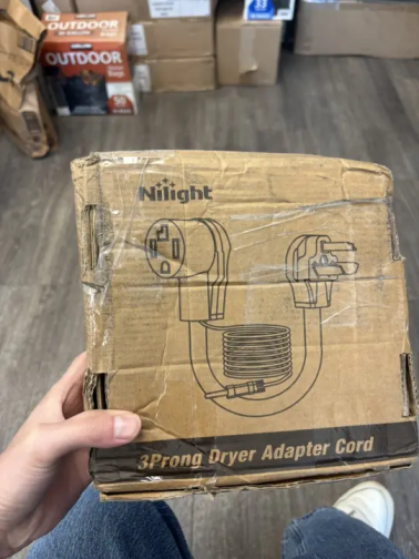 EV Dryer Adapter Cord 30 Amp to 30Amp 3 Prong 125V 3750 Watt Pure Copper Dryers Old Outlet New Plug Conversion Heavy Duty 10 Gauge Wires 10-30P to 14-30R 30M/30F (25% OFF Final Checkout)